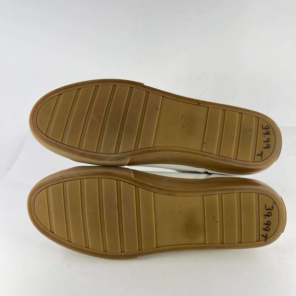 Vince Men's Fynn Leather High Top Sneaker US 11 White Lace-Up Mid Shoes boot - Picture 7 of 11